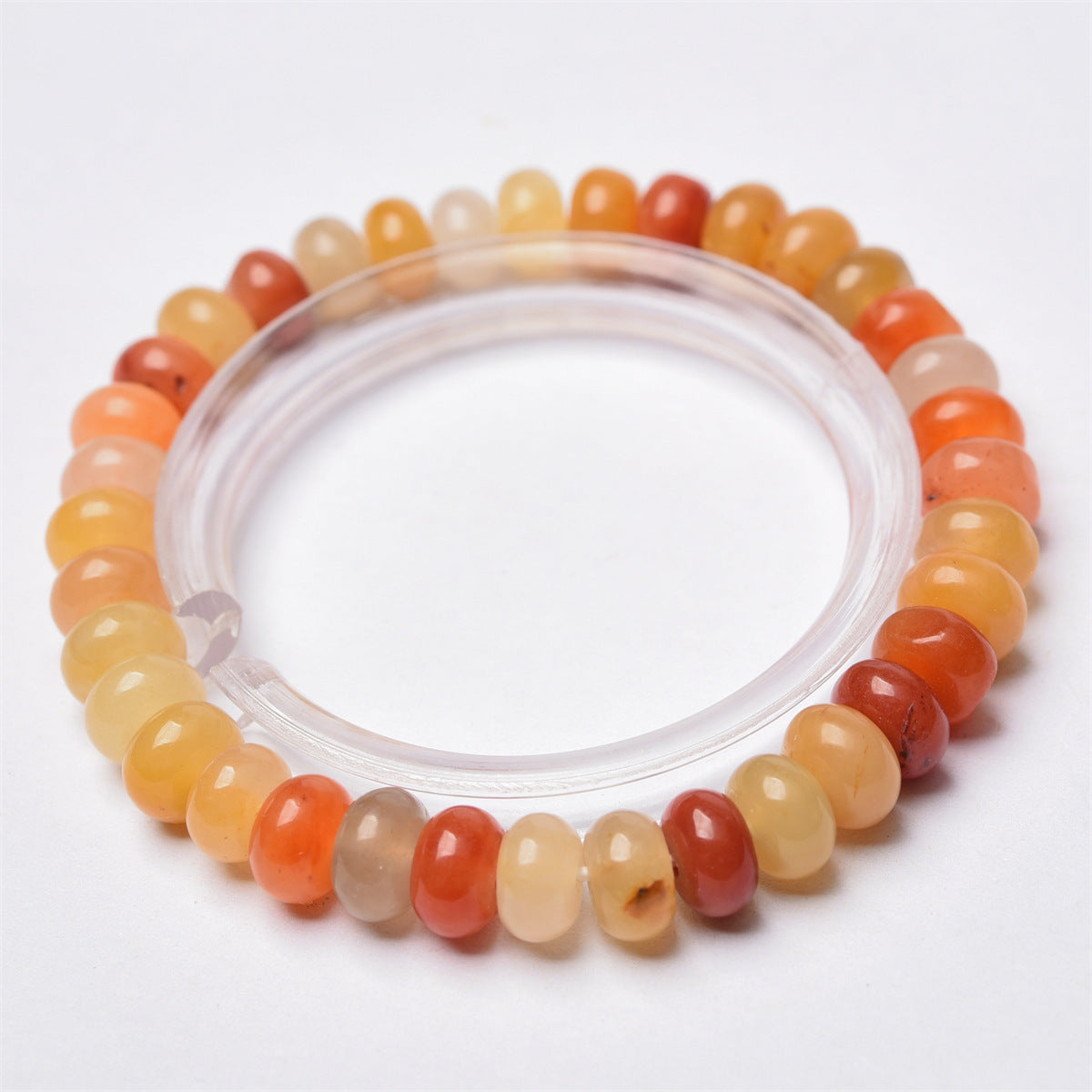 Wholesale  6mm natural stone abacus beads bracelet